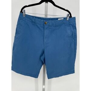 7 Diamonds Men's Blue Chino‎ Shorts Casual Lightweight Size 38